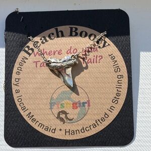 Silver Shark Tooth Necklace